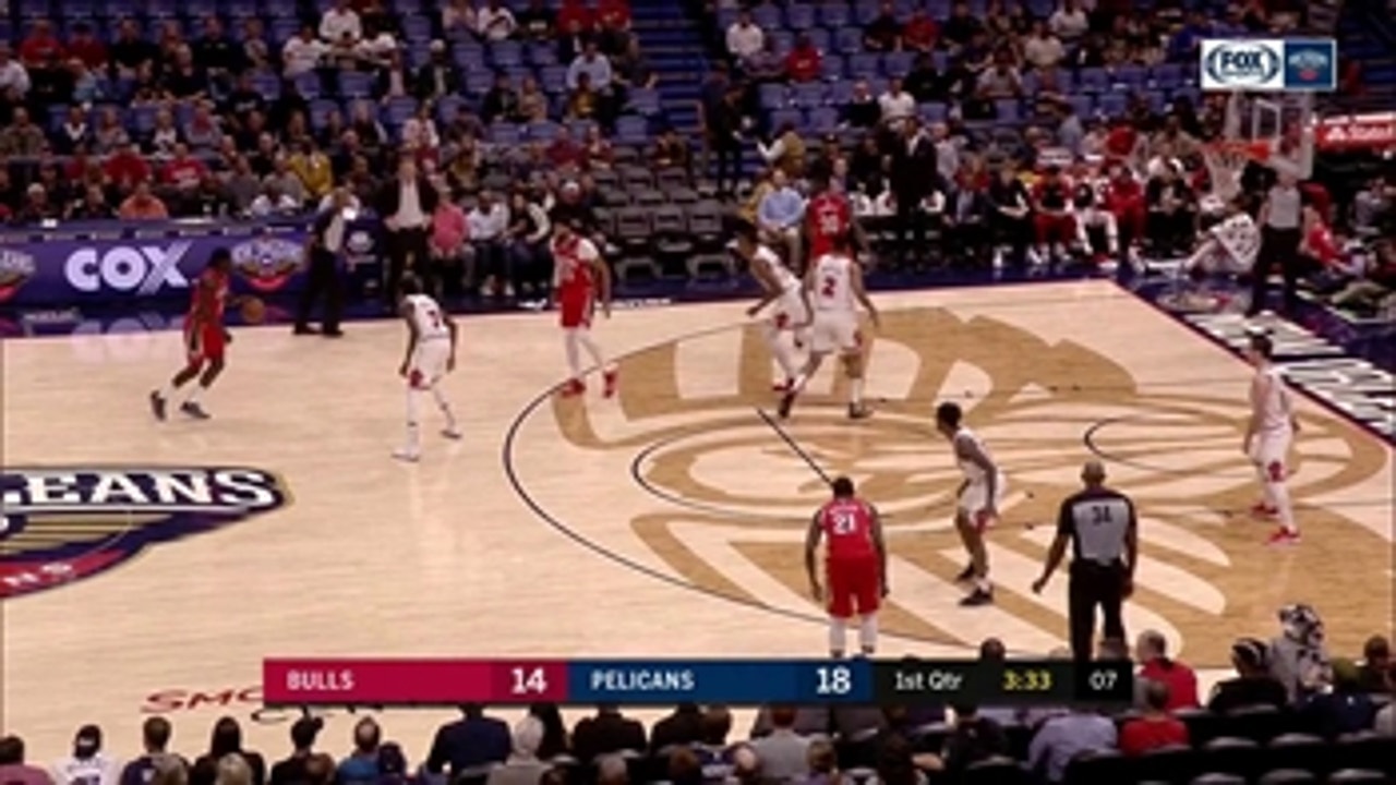 HIGHLIGHTS: Jrue Holiday attacks, finishes with a DUNK