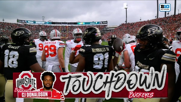 C.J. Donaldson punches in one-yard TD, giving Ohio State lead over Purdue