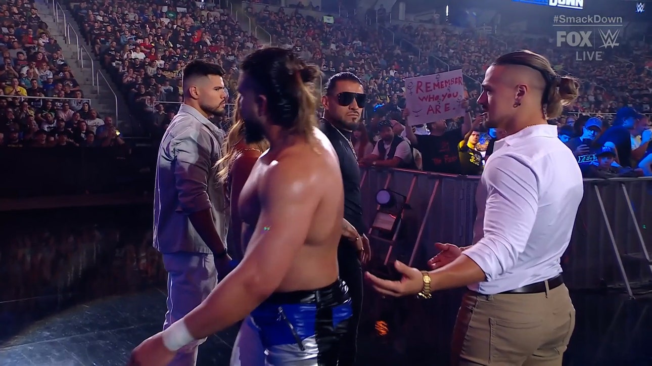 Andrade snubs Santos Escobar after match vs. Apollo Crews on SmackDown | WWE on FOX