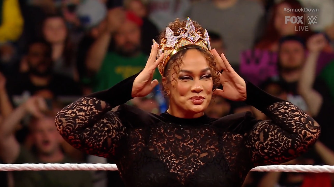 Nia Jax summons Bayley to the ring at Queen of the Ring coronation | WWE on FOX