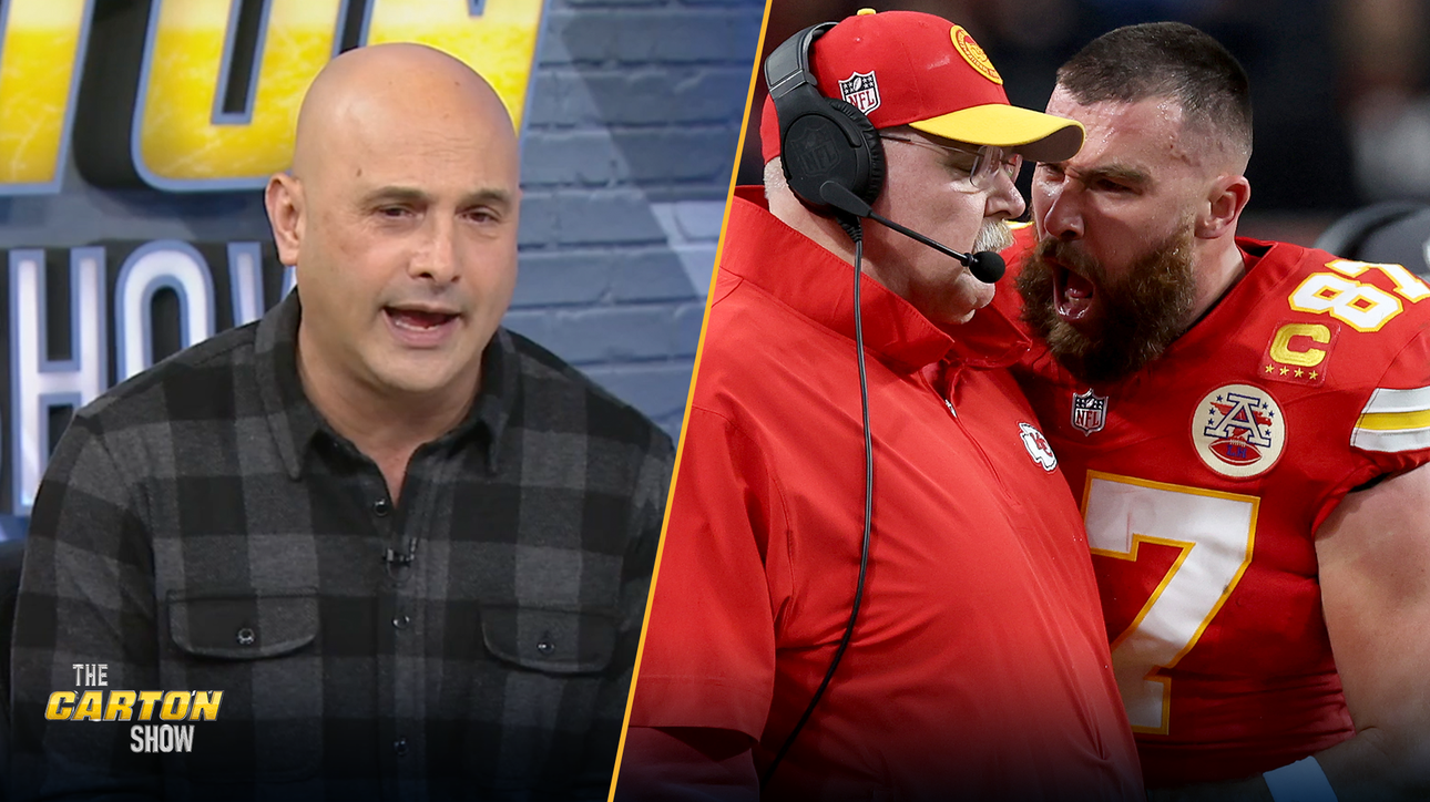 A heated Travis Kelce loses it on head coach Andy Reid | The Carton Show