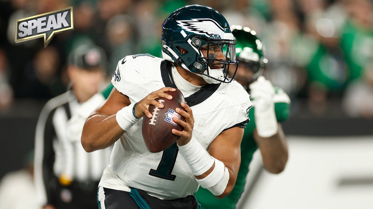 Does Jalen Hurts deserve a pass for three-INT performance in loss vs. Jets? | Speak