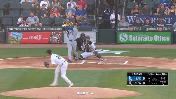 Shohei Ohtani smacks his 25th homer of the season as Dodgers strike first vs. White Sox