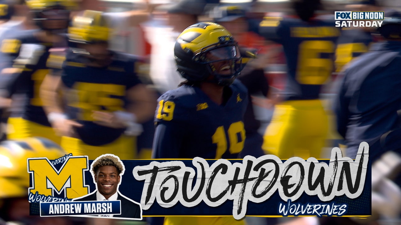 Bryce Underwood finds Andrew Marsh for 22-yard TD, giving Michigan lead over Washington
