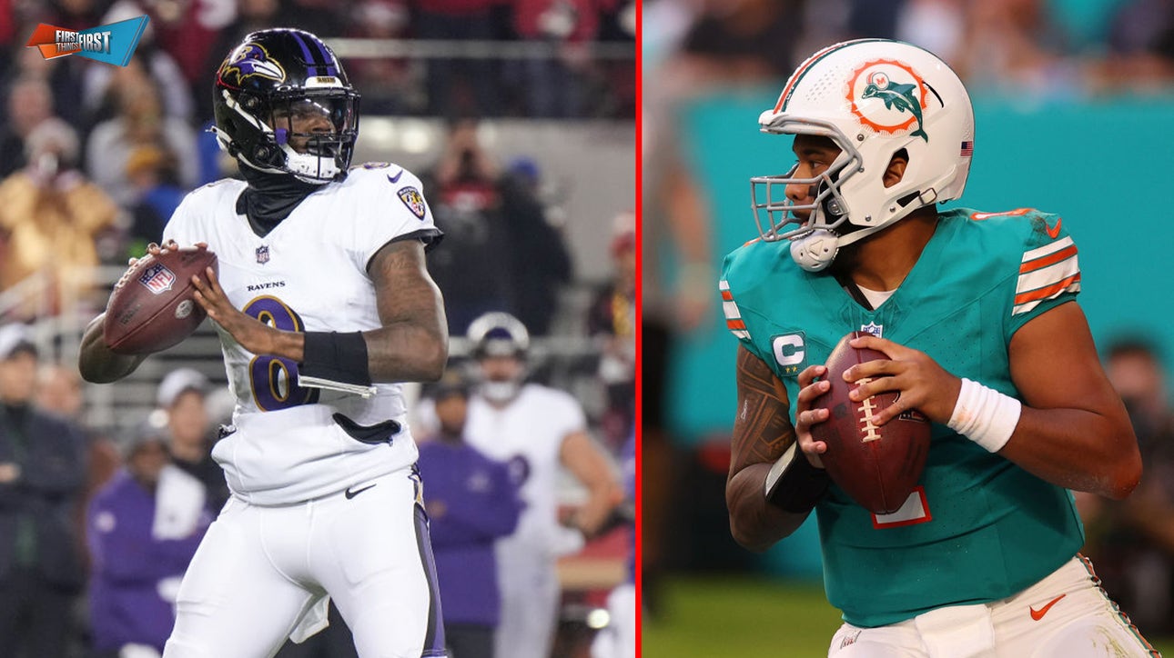 Lamar Jackson is MVP favorite but can Tua steal it from him? | First Things First
