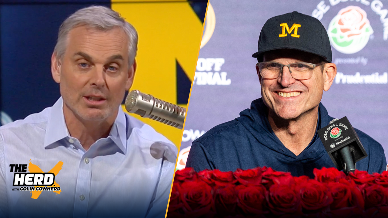 Give Jim Harbaugh his props after Michigan wins Rose Bowl | The Herd