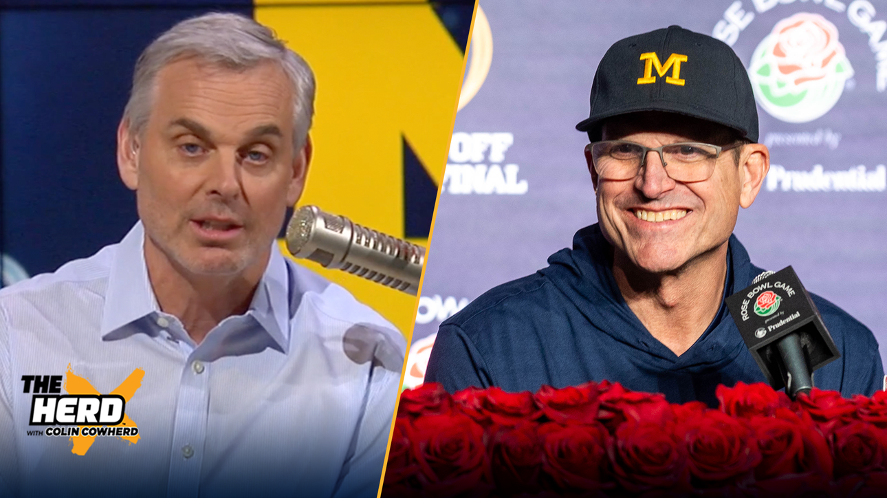 Give Jim Harbaugh his props after Michigan wins Rose Bowl | The Herd