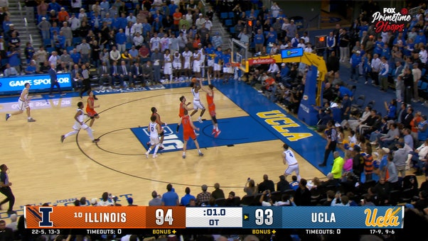 Donovan Dent Goes Coast-to-Coast for BUZZER-BEATING Layup, UCLA Stuns No. 10 Illinois 95–94