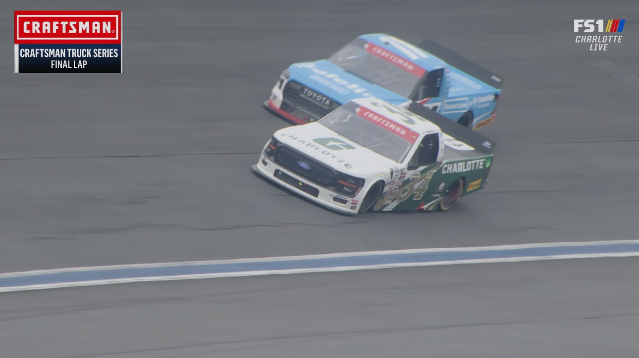 FINAL LAPS: Layne Riggs wins North Carolina Education Lottery 200 at Charlotte Motor Speedway 🏁 NASCAR on FOX
