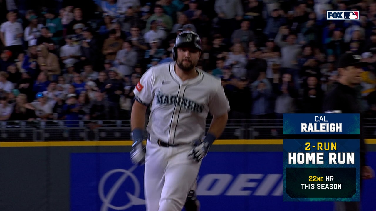 Mariners' Cal Raleigh crushes two-run home run to tie Major League lead