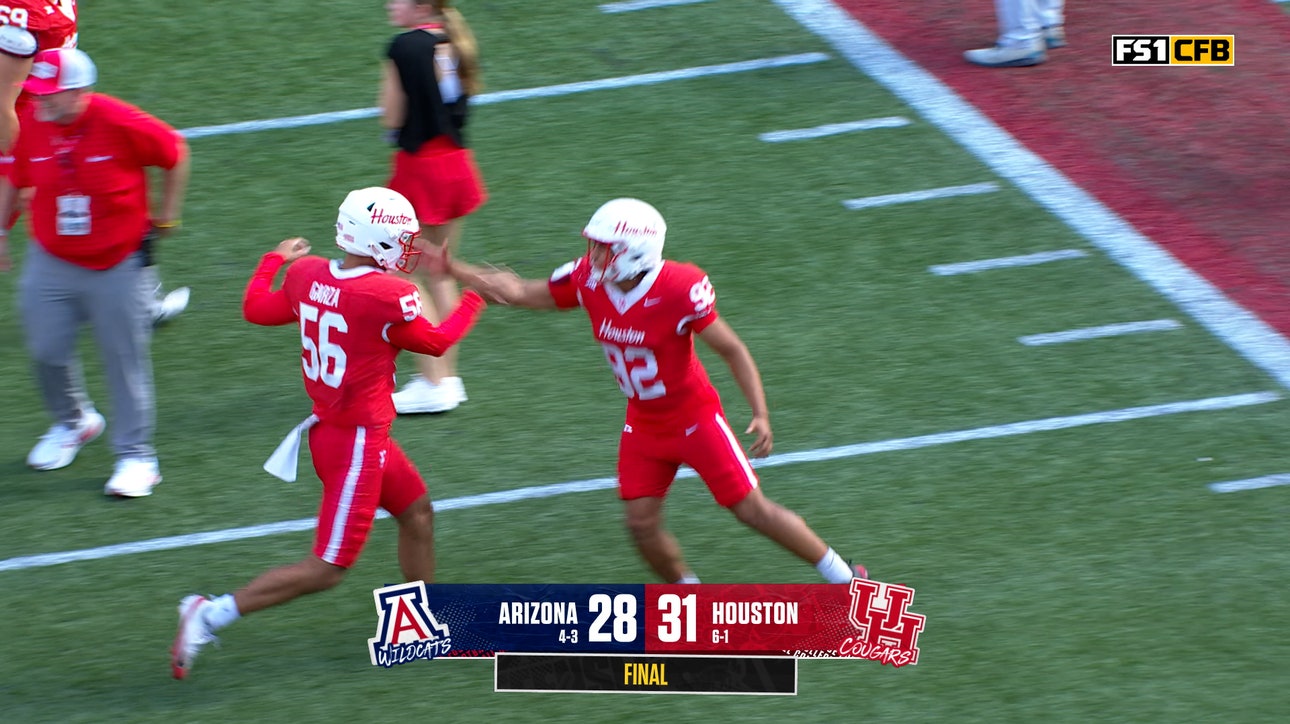 Houston's Ethan Sanchez boots game-winning 41-yard FG to defeat Arizona