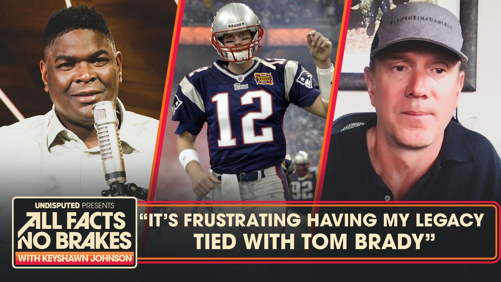 Drew Bledsoe: It's 'frustrating' having career tied to Tom Brady