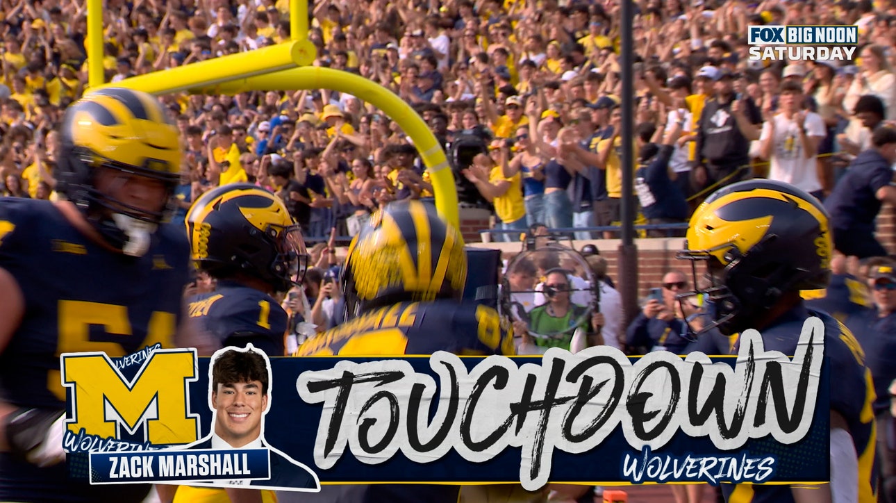 Bryce Underwood finds Zack Marshall for 10-yard TD, extending Michigan's lead over Washington