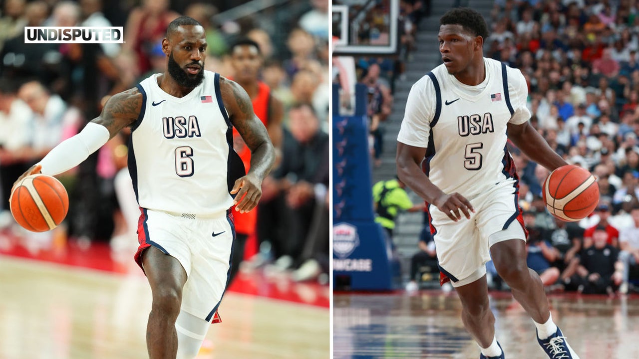 Anthony Edwards scores 13 points, LeBron-Steph combine for 19 in 86-72 win vs. Canada | Undisputed