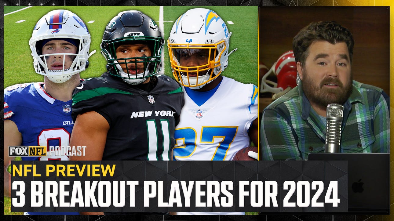 Top 3 breakout players for the 2024 NFL season - Dave Helman | NFL on FOX Pod