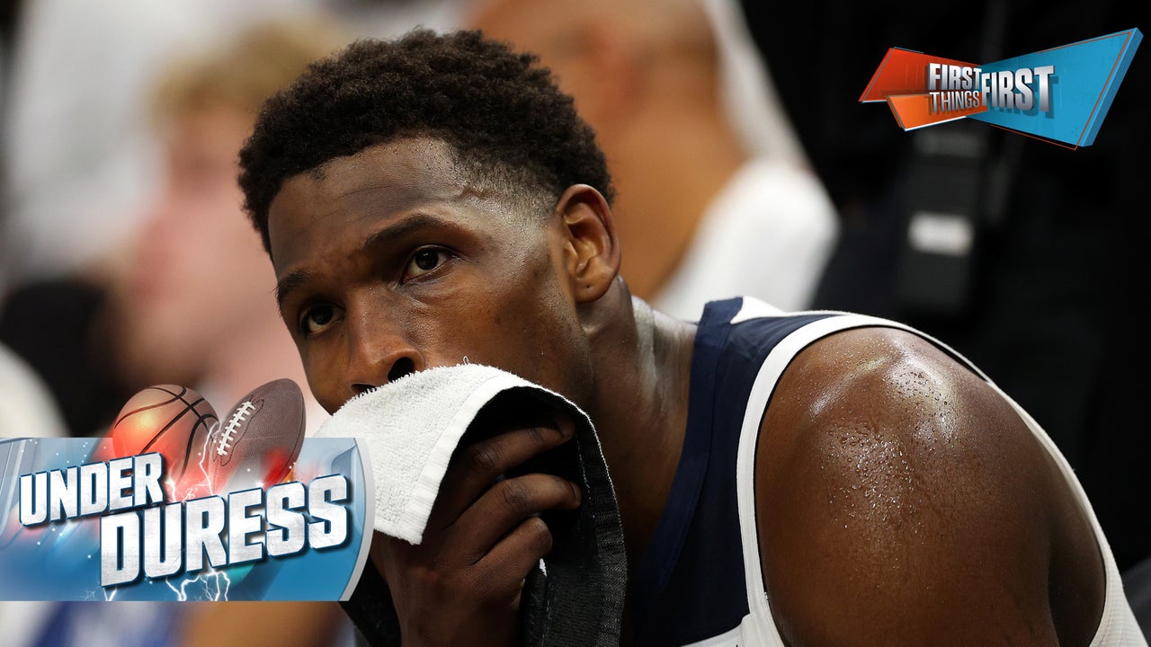 Under Duress: Is Jayson Tatum, Buddy Hield, or Anthony Edwards under more pressure? | First Things First