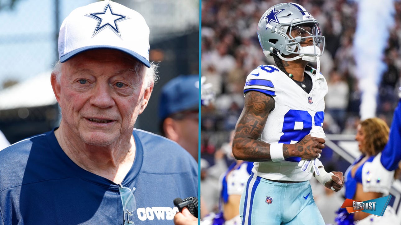 Jerry Jones does not 'have any urgency' on CeeDee Lamb deal l First Things First