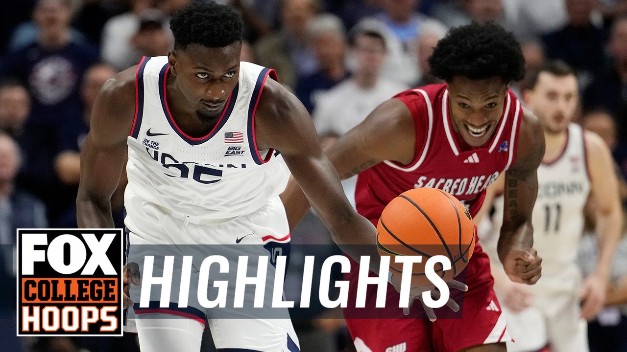 Sacred Heart Pioneers vs. No. 3 UConn Huskies Highlights | FOX College Hoops