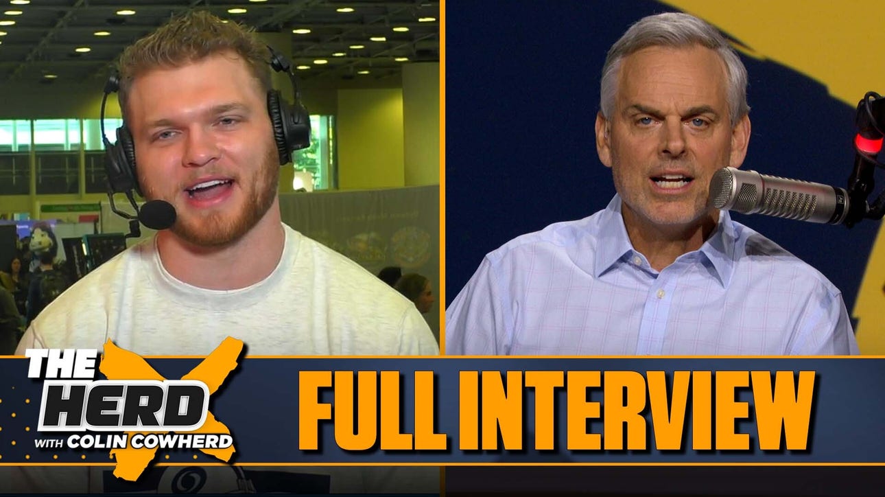 Aidan Hutchinson talks Lions, Dan Campbell, Darnold vs. Maye in SB LX | FULL INTERVIEW | The Herd