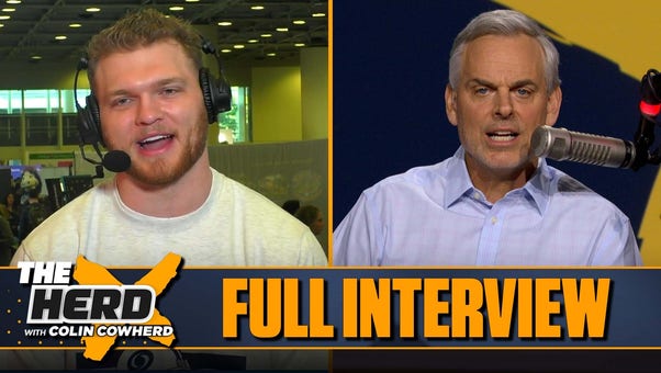 Aidan Hutchinson talks Lions, Dan Campbell, Darnold vs. Maye in SB LX | FULL INTERVIEW | The Herd