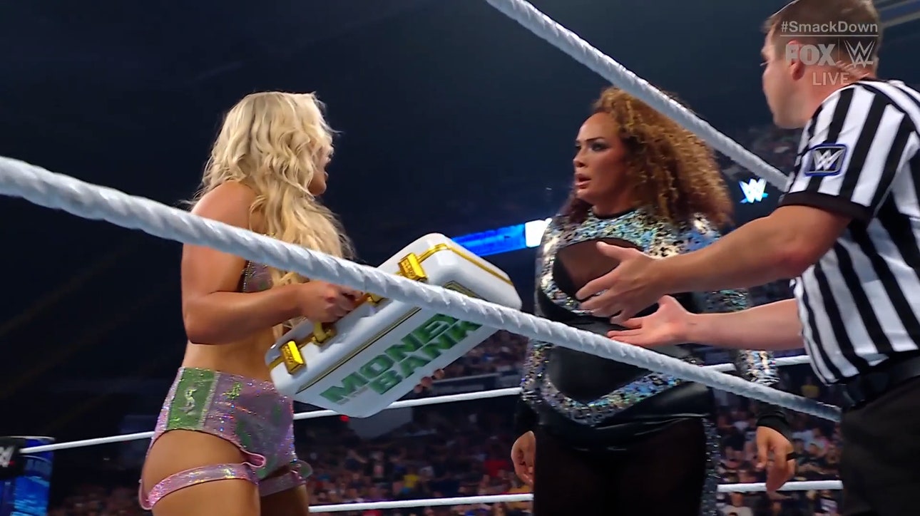 Nia Jax stops Tiffany Stratton from cashing in on Bayley after match with Michin | WWE  on FOX