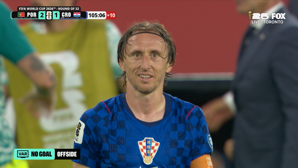 Croatia's Stoppage-Time Equalizer DISALLOWED after VAR Review for Offside against Portugal