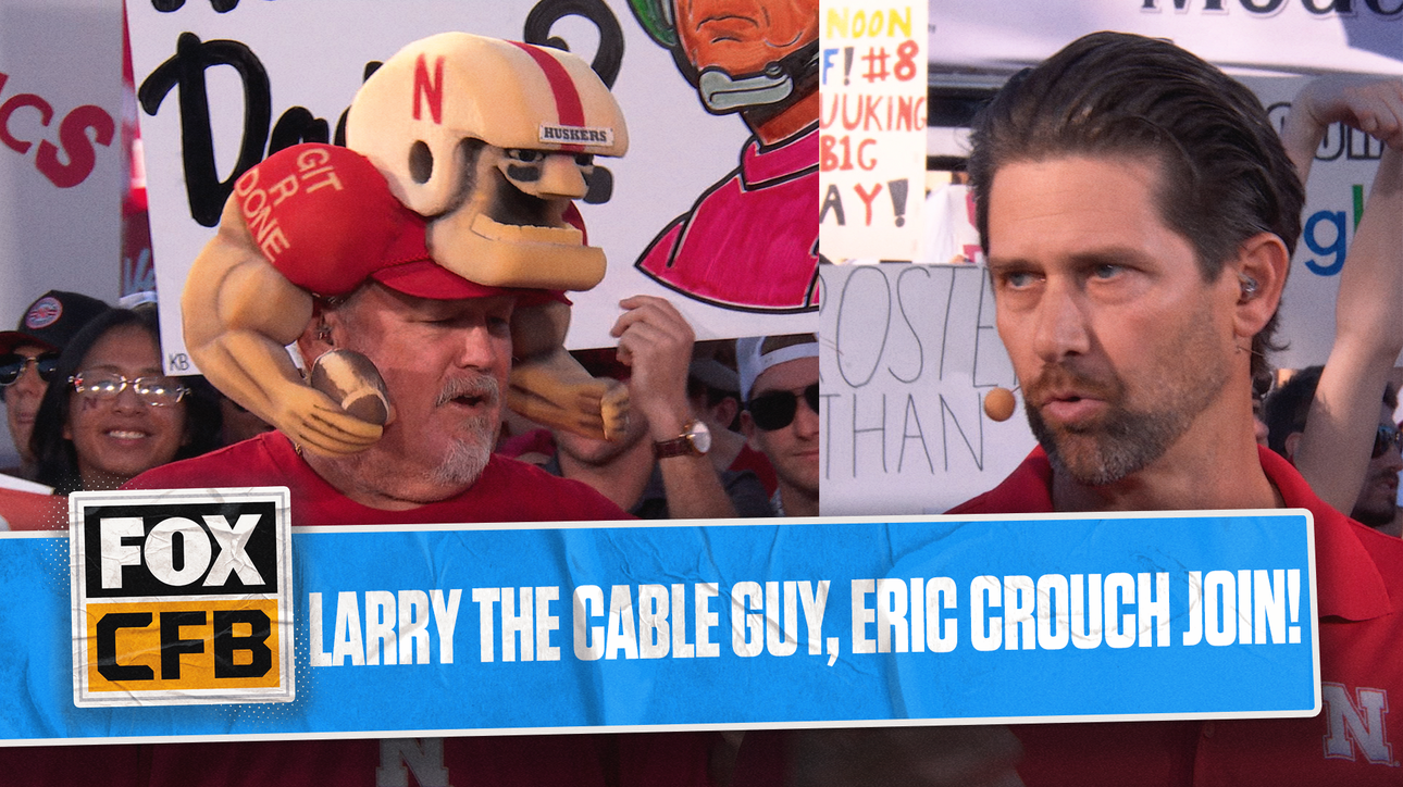 Larry the Cable Guy and Eric Crouch discuss Nebraska's ceiling, Anthony Colandrea, 2001 season 🏈 