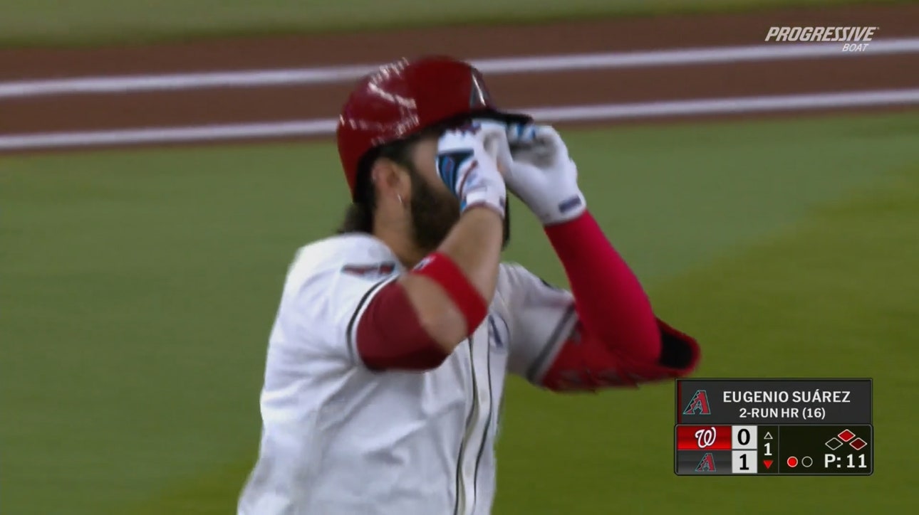 Diamondbacks' Eugenio Suárez crushes a 466 foot two-run home run vs. Nationals 