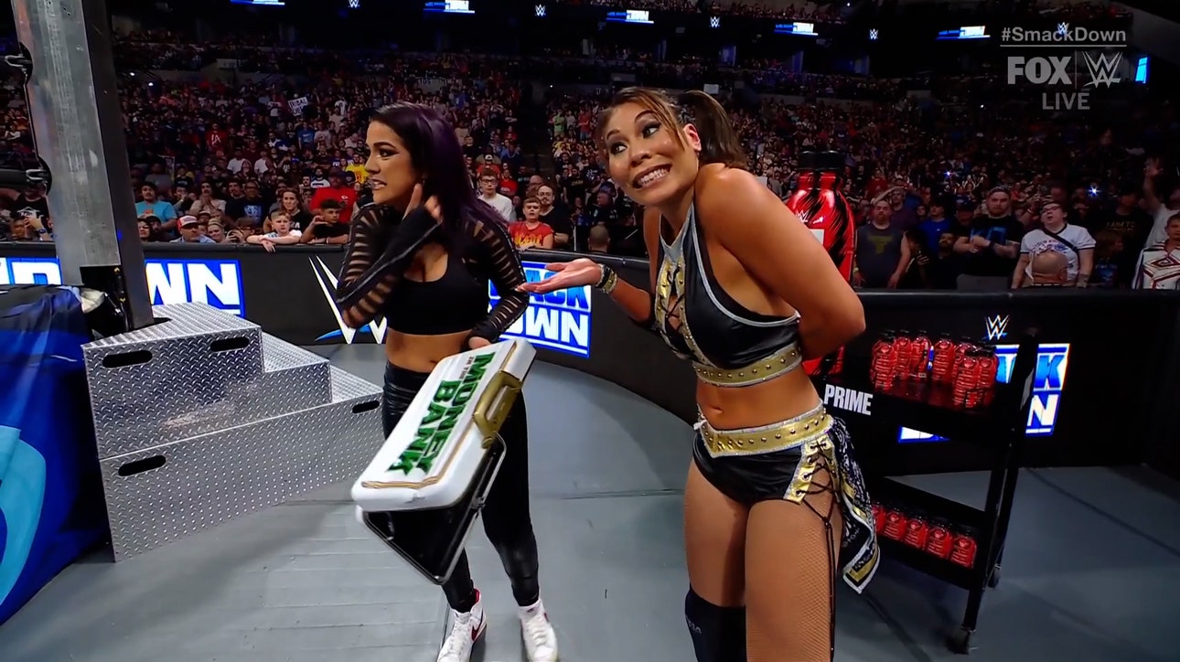 Bayley destroys Tiffany Stratton’s Money in the Bank briefcase, Michin fights back