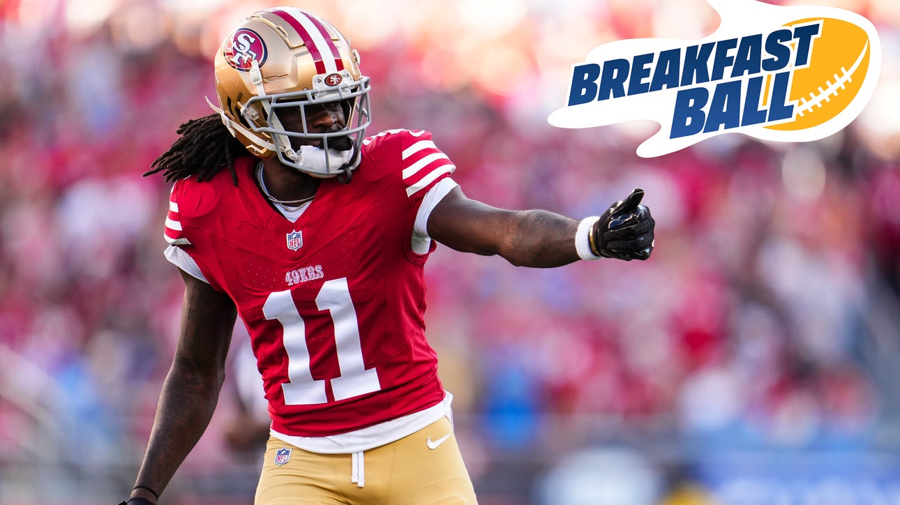 Brandon Aiyuk signs 4-year, $120 million extension with the 49ers | Breakfast Ball