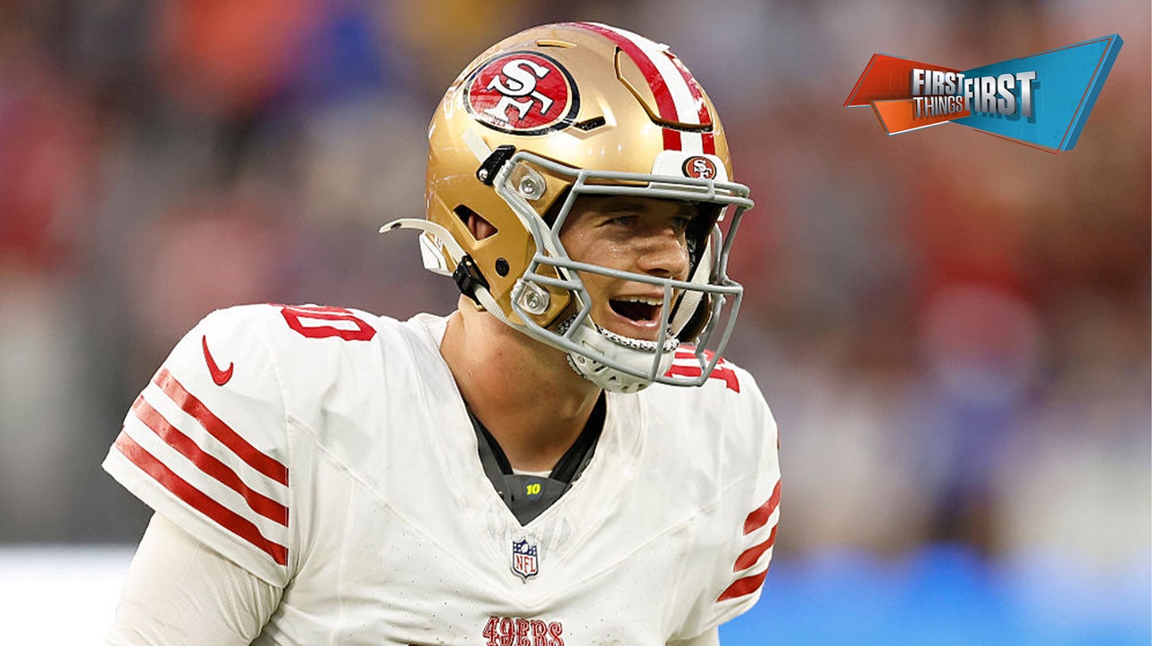 Mac Jones 'saves' Kevin Wildes' career, improves to 3-0 as 49ers QB1 with TNF win vs. Rams | First Things First