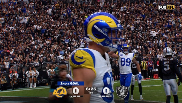 Matthew Stafford finds Davis Allen for 3-yard TD, giving Rams lead over Raiders | NFL Highlights