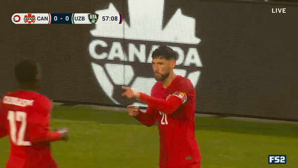 Canada's Jonathan Osorio scores goal against Uzbekistan