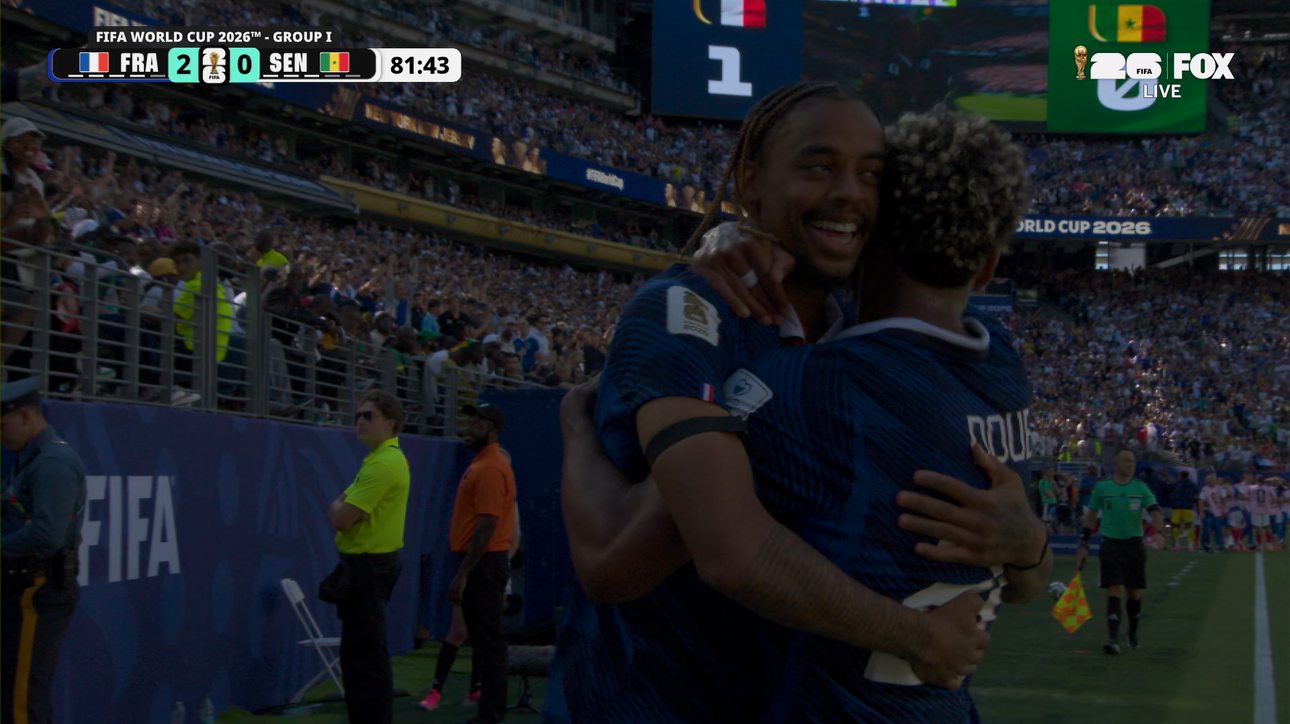France’s Bradley Barcola scores goal, extending lead vs Senegal | 2026 FIFA World Cup™