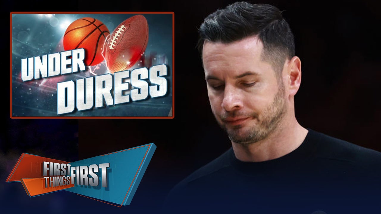 JJ Redick, Kirk Cousins and Jim Harbaugh are Under Duress | First Things First