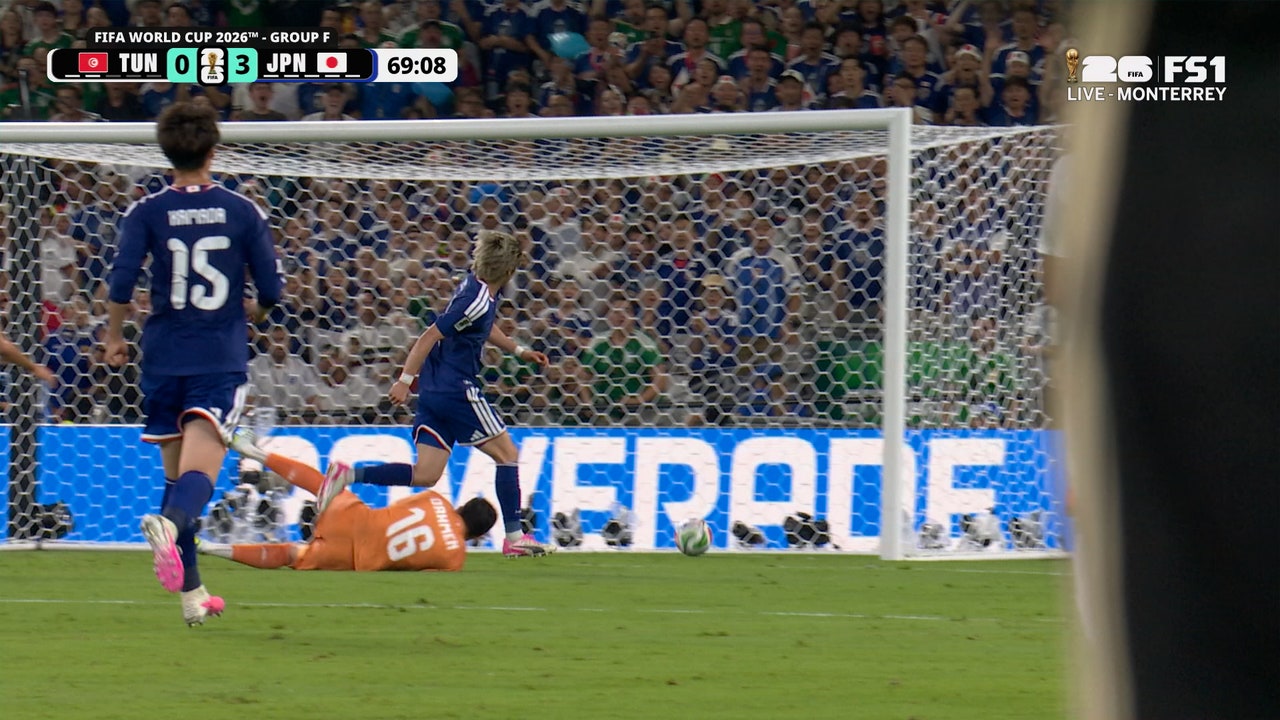 Junya Ito nets goal extending Japan’s lead vs Tunisia | 2026 FIFA World Cup™