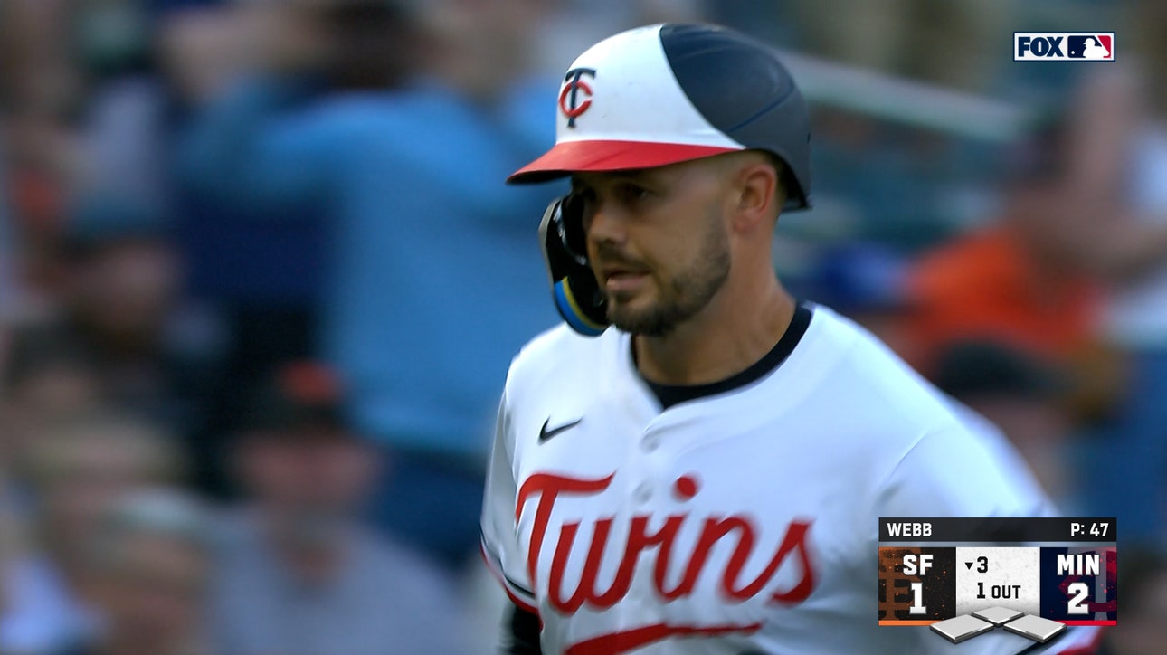 Trevor Larnach crushes two-run home run, giving Twins lead over Giants