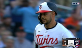Trevor Larnach crushes two-run home run, giving Twins lead over Giants