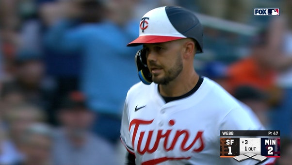 Trevor Larnach crushes two-run home run, giving Twins lead over Giants