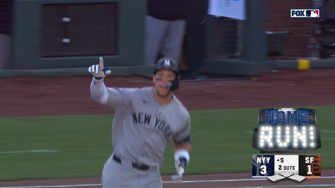 Aaron Judge crushes solo home run, extending Yankees' lead over Giants