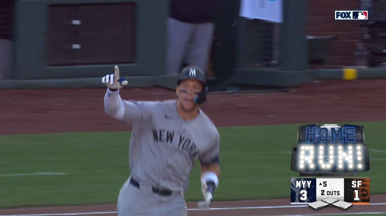 Aaron Judge crushes solo home run, extending Yankees' lead over Giants