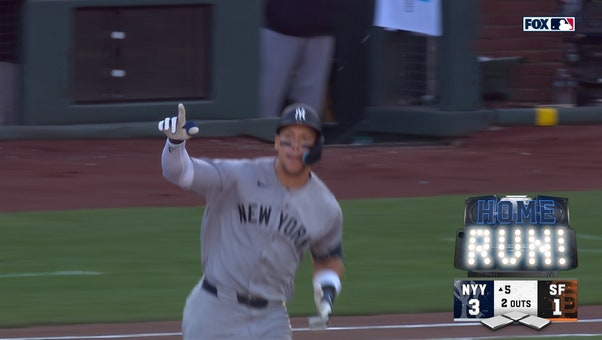 Aaron Judge crushes solo home run, extending Yankees' lead over Giants