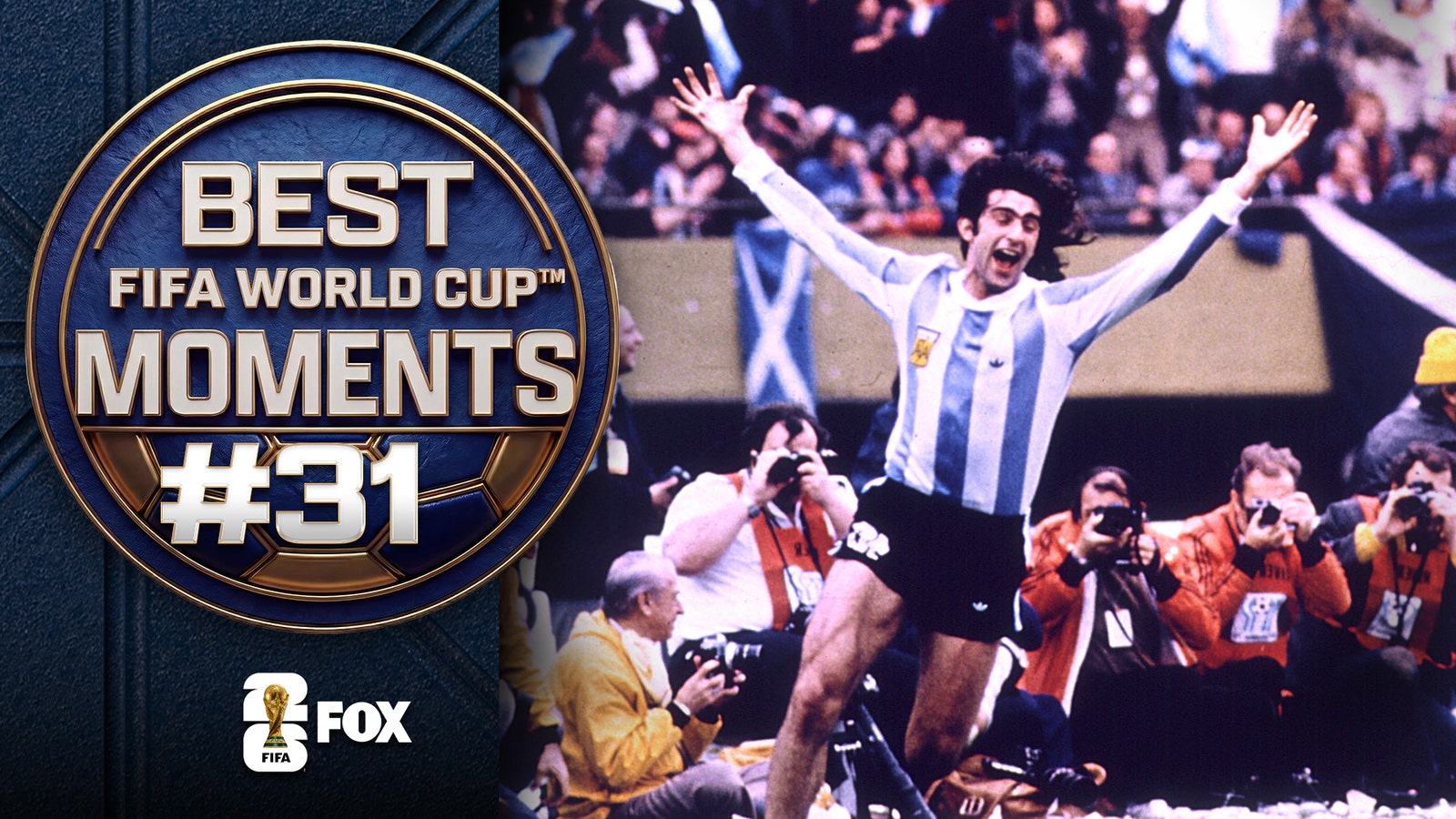 Before Messi… There Was Mario Kempes 🐐🇦🇷 No. 31 in Best FIFA World Cup™ Moments