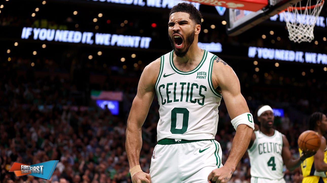 Celtics escape Game 1 with win behind Tatum & Brown's late game heroics | First Things First