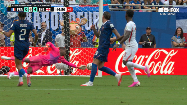 Bukayo Saka Bags First-Half Brace to Extend England's Lead over France | 2026 FIFA World Cup™