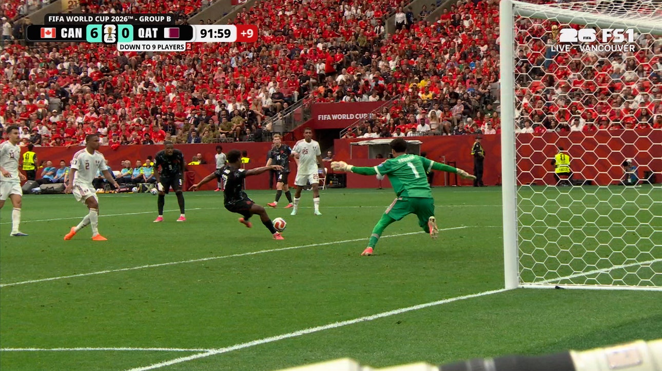Canada's Jonathan David completes hat trick vs Qatar | 2026 FIFA World Cup™