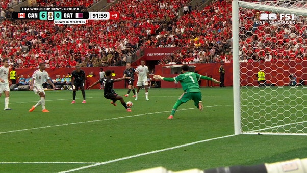 Canada's Jonathan David completes hat trick vs Qatar | 2026 FIFA World Cup™