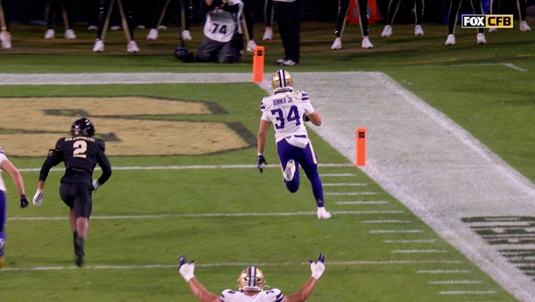 Washington's Elijah Brown connects with Brian Bonner Jr. for 25-yard TD, retaking lead over Purdue