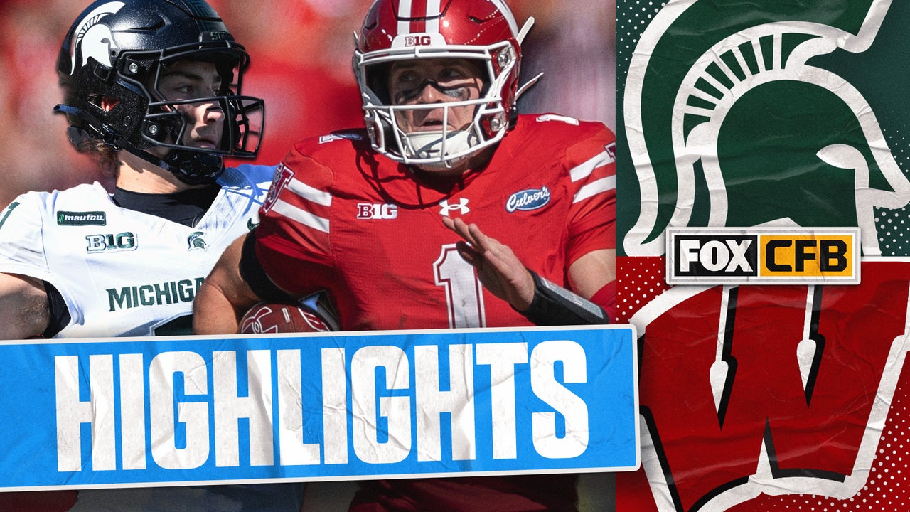Michigan State Spartans vs Wisconsin Badgers Highlights 🏈 FOX College Football