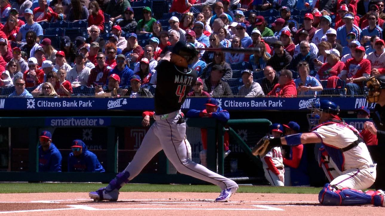 Diamondbacks' Ketel Marte launches leadoff homer, taking early lead over Phillies